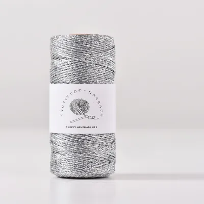 1mm Metallic Yarn DIY Handmade Knitting Crochet Glitter Gold Sliver Cord Thread Multicolor 100M Gift Wrapping Rope
