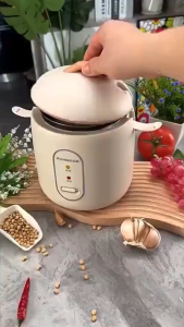 Nồi cơm điện mini Chigo 1.2L nồi cơm nấu đa năng nấu cơm hầm cháo hấp xào luộc thiết kế chống tràn chống dính hiện đại(Bảo hành 6 tháng )