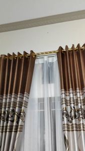 Gorden Jendela Pintu Tengah Sekatan Ruang tamu Blackout import Mewah Bludru Tebal Halus Tinggi 230cm