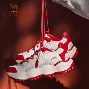 Cameljeans รองเท้าผ้าใบผู้หญิงรองเท้าผ้าใบกีฬาพื้นหนารองเท้ากีฬาใส่สบายกลางแจ้งใหม่ฤดูใบไม้ผลิ