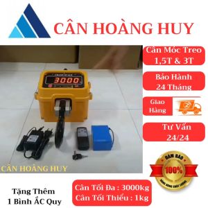 Cân điện tử móc treo 15Tấn & 3Tấn Mode:OCS hàng chính hãngdùng trong nhà xưởngkho cơ khínhà máy bảo hành 2 năm CÂN HOÀNG HUY