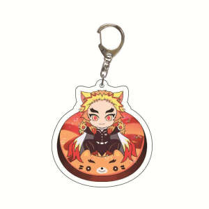 Bandai | Acrylic Keychain Pendant Demon Slayer Anime Merchandise Cosplay Accessories Gifts for Fans Collection