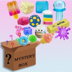 Hot selling mysterious surprise blind box cute block ice cream Fidget decompression squeeze music anti stress relief toy
