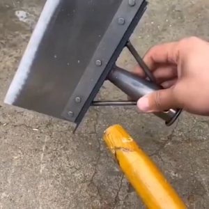 Multifunctional Cleaning Shovel All-Steel Flat Shovel Weed Scraper Shovel for Gardening Digging