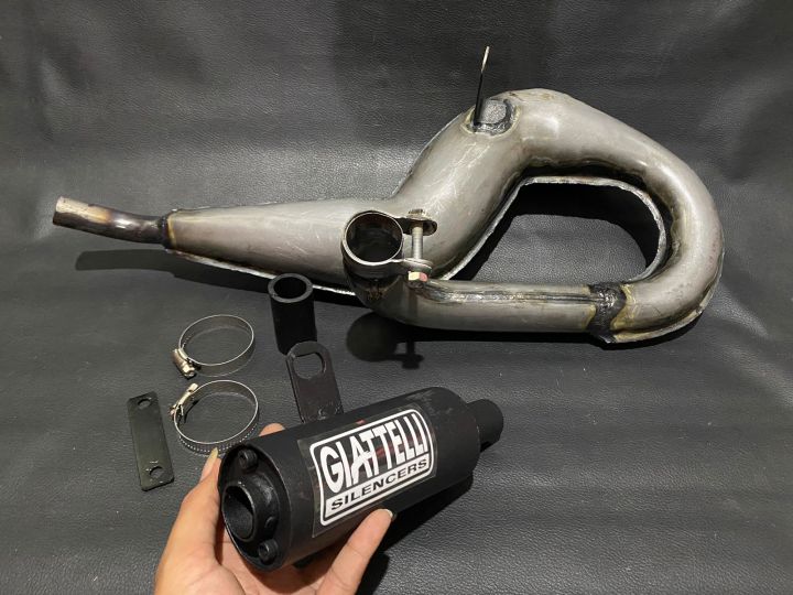 knalpot kenalpot vespa racing press model giatteli mirip gianelli