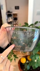 Gáo Múc Nước Bằng Nhựa Trong Suốt Có Tay Cầm