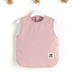 Baby Boys Girls Waterproof Apron No Sleeve Eating Coverall Children Summer Clothes Infant Feeding Smock Baby Clothing Accessories