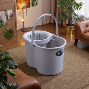 JIADONGLI | Hand Pressed Floor Mop Bucket with Rotating Water Squeeze