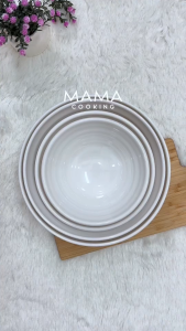 Mama Cooking - ชามเมลามีน สไตล์เกาหลี ขนาด 15.5 17.5 20.5 22 cm ชามอาหาร ชามซุป รามยอล ราเม็ง ก๋วยเตี๋ยว สไตล์เกาหลี