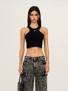 SMFK | Spicy Cross-stitch Racerback Camisole Short