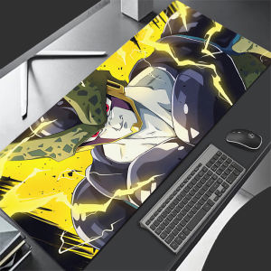 Bandai | Rubber Mouse Pad Gaming Mousepad Dragon Balls Desk Mat PC Accessories Goku Keyboard Pad Computer Black And White Anime Table Pad