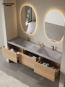 Laudrich Integral Grey Hot Bentley Marble Sink Basin Top and Bottom Washstand for Bathroom Wash Basin and Toilet