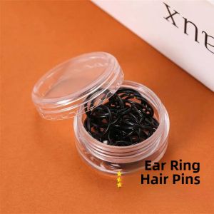 Resin Earrings Sleepwear Friendly Transparent Female Style Non-removable Allergy Proof Ear Jewelry Fashion Accessory