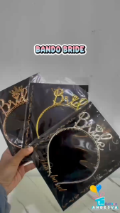 Bando Bride to be / Head Band bride / bandana Bridal Shower / chrown