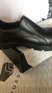 Sepatu Kerja Pria Kantor Pantofel Big Size 39-52 Kulit Hitam Coklat Tanpa Tali Mover QUADRUN