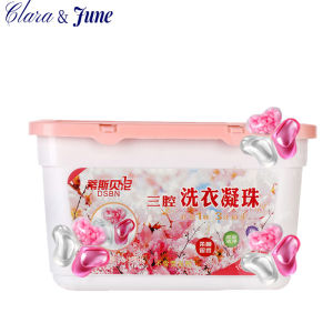 Clara.Laundry Liquid Detergent Laundry pods Liquid Detergent Capsule beads Ball Washing Machine Powder Laundry Soap Perfume Laundry Ball Softener Detergent Washing Detergent Ball (30pcs/pack)
