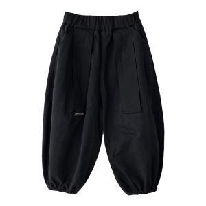 Boys Workwear Trousers Autumn New Style Korean Version Childrens Sports Pants Cuffed Long Trendy Kids Clothing Casual Pants