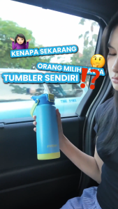 FUYOU JoyCarry ( Gratis Ukir Nama ) - Botol Minum Tumbler Termos 750 ml Tahan Panas / Dingin Stainless Steel BPA free