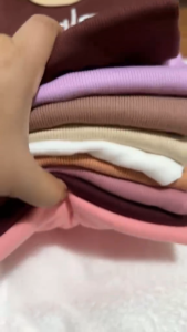 BASIC RIBBED KNITTED TOP FOR WOMEN