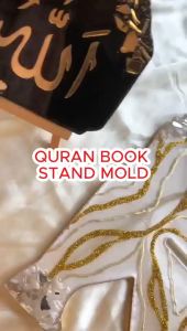 1pc Islamic Quran Holy Book Stand Holder Silicone Mold for Eid Ramadan Gifts