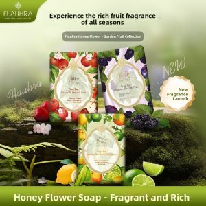 FLAUHRA | Grapefruit and Crabapple Fragrance Soap