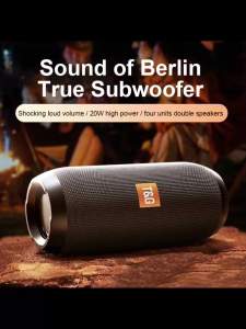Minsine T&G TG-117 SplashProof Wireless Bluetooth Portable Stereo Speaker with Strap