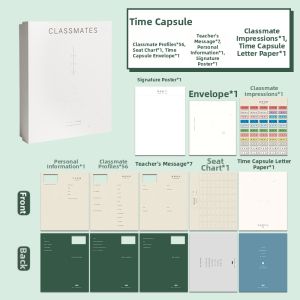 QINGHEJI | Creative Yearbook Grade 6 Graduation Memory Book