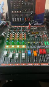 FT Star New EX-4USB 4 Channel Mixer with USB Input and BT Function DSP Professionla Mixer