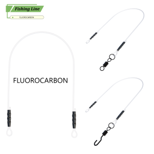 10pcs/15pcs Carp Link Fluorocarbon Leader 15cm Anti-Bite Fishing Line for Carp Rig Hair Chod Ronnie Rig Carp Terminal Tackle
