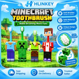 HLINKEY Portable Travel Toothbrush Retractable Design Dust Proof Head Cover Soft Bristles Manual Toothbrush Funny Character Shape For Camping Hotel Business Trip Oral Hygiene