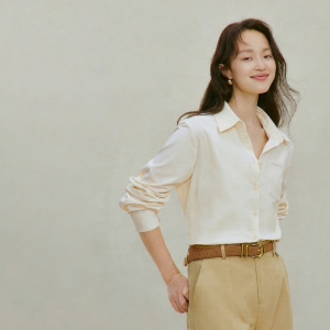 INMAN | Embroidered Corduroy Shirt Cotton Fall Womens Blouse