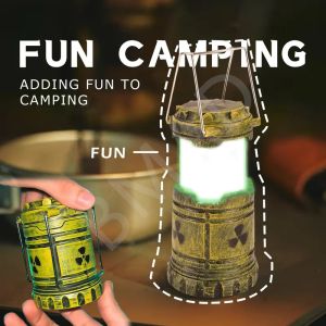 Nuclear Reactor Lamp Handheld Camping Light Nuclear Reaction Push Simulation Night Lamp Birthday Gift Halloween Home Decor