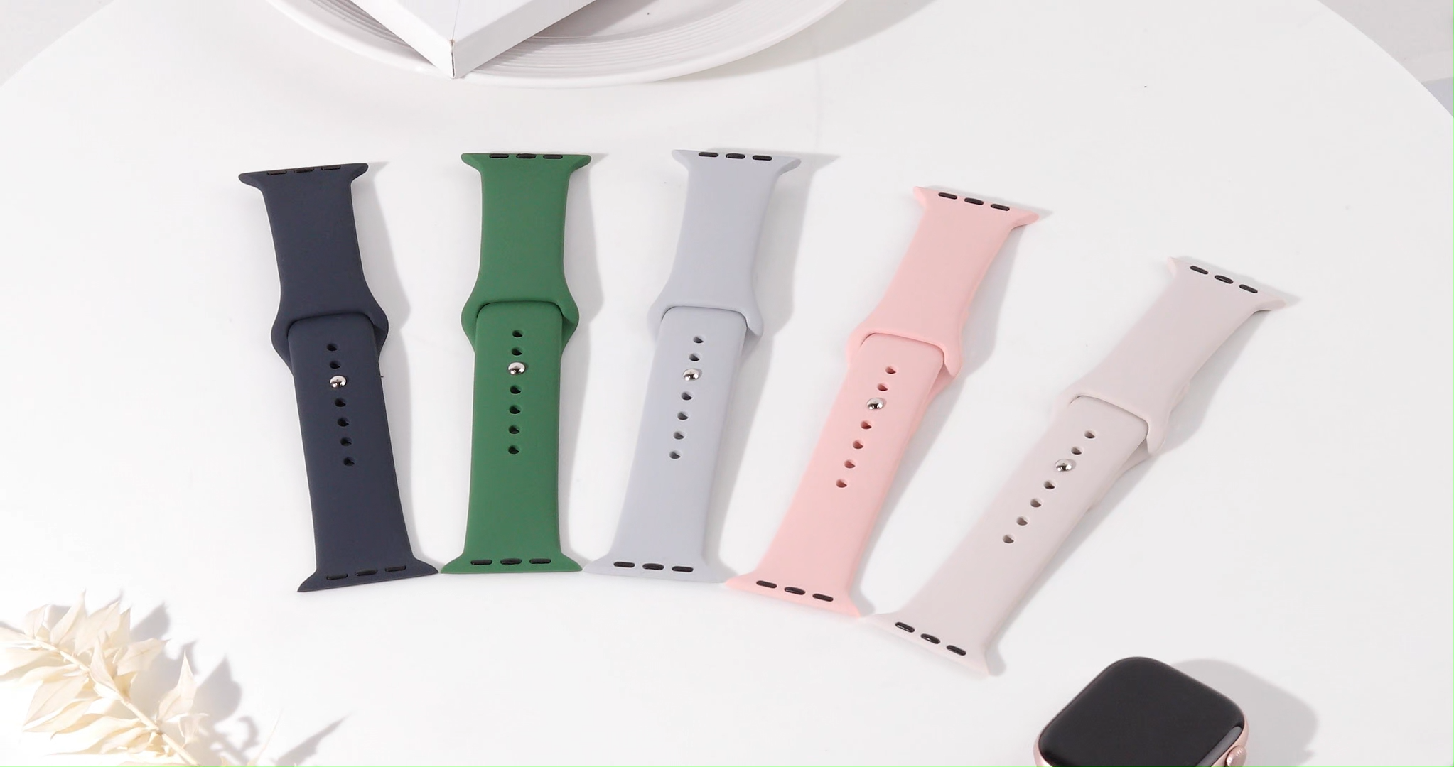 Sweatproof Sport Strap for Apple Watch Ultra 3/2/1 Series 11-4 & SE - All Sizes 49/46/45/44/42/41/40mm Soft Silicone Quick-Dry Comfort
