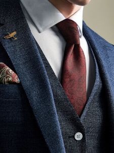 Handmade Wedding Tie for Men Leaf Patterned Luxury Business Formal Korean Style Grooms Tie Bow Tie Casual Fashion Accessories