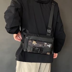 POWER 2023 High Quality Waterproof&Anti-Theft Men Travel Chest Bag Outdoor Sling Crossbody Bag Sport Cycling Running Bag