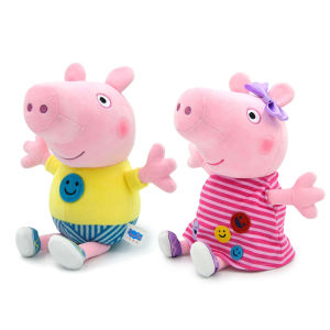 30 CM Peppa Pig Plush Stuffed Doll Pig Father Mother Model Childrens Toys Cartoon Cute Anime Figure George Kids Christmas Gifts