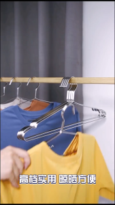 Combo 5 Móc Treo Quần Áo Bản Mở Rộng Thép Inox Cao Cấp Dày 8mm Chịu Tải Trọng Đến 10Kg Chiều Dài 40cm