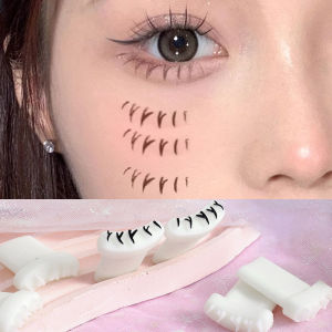 Alat Gambar Bulu Mata Palsu Lazy Stamp Bulu Mata Bawah Alami Stempel Bulu Mata Natural Lower Eyelash Pigmen yang Aman untuk Kulit Sensitif-🌹Tamia