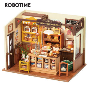 Robotime Rolife บ้านตุ๊กตา DIY สำนักเก็บเอกสารลึกลับของประดับตกแต่งเด็กขนาดเล็ก บ้านตู