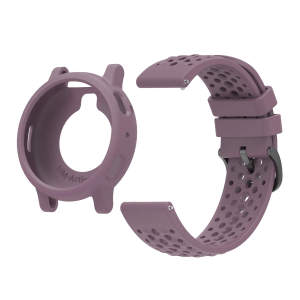 GEEKTHINK | Bộ Dây Đeo Và Vỏ Silicon 2 Trong 1 Tương Thích Với Amazfit Active Max Dây Đeo Thể Thao Mềm Mại Thoáng Khí Vỏ Bảo Vệ Phụ Kiện Đồng Hồ Đeo Tay