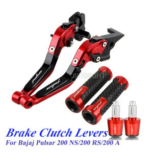 Pulsar Folding Brake Clutch Levers For Bajaj Pulsar 200 NS/200 RS/200 AS Motorcycle Accessories Adjustable Extendable