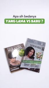 [NEW FORMULA] MIRANDA Magic Shampoo Color | Sampo Pewarna Rambut | Semir Shampo | Natural Black - Dark Brown