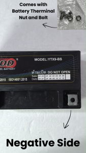 OD Gel Battery YTX9-BS Maintenance Free ( Made In Thailand )