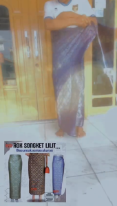 Rok Songket Lilit, Rok Kebaya, Rok Songket Palembang, dan Rok Melayu Semua Ukuran