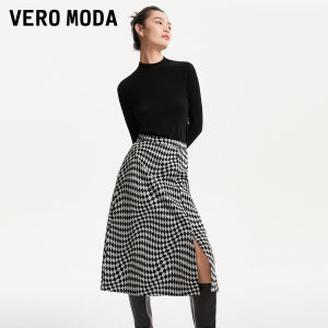 Vero Moda | Chân Váy Xẻ Dáng Thời Trang Đường Phố In Hình Hình Học Đính Vai