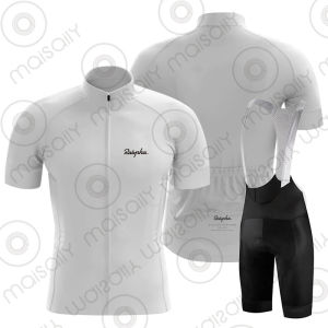 Mens Summer Short Sleeve Cycling Clothing Comfortable Breathable Road Racing Suit Milk Silk Bike Riding Outfit Professional Gear