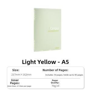 KOKUYO | Detachable Lightweight Large Capacity Notebooks Aesthetic b5 a5