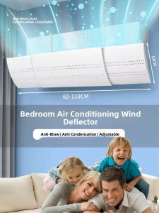 Anti-Direct-Blow Air Conditioning Louver Cover for Postpartum