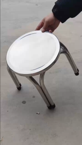 เก้าอี้สแตนเลส เกรดเอ รับน้ำหนัก 230 กก. แข็งแรง ทนทาน เหมาะกับร้านอาหารและใช้ในบ้าน