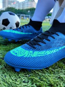 Outdoor Firm Ground Kids Soccer Cleats Athletic Football Shoes Boys Girls Training Toddler Big Kid Baby Footwear